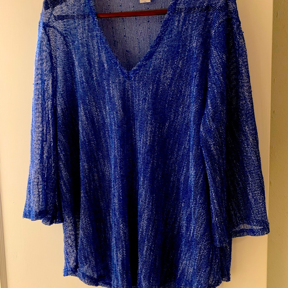 Jordan Taylor coverup size XL beautiful blue